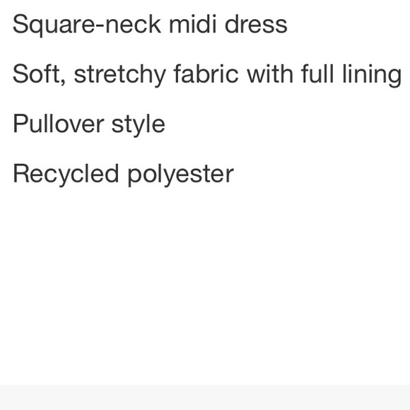 Wild fable tank style midi with square neck in XXL. Stretch material, wore once. - Picture 2 of 2